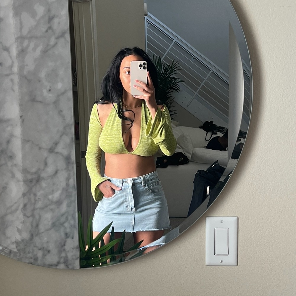 Green Bra Top